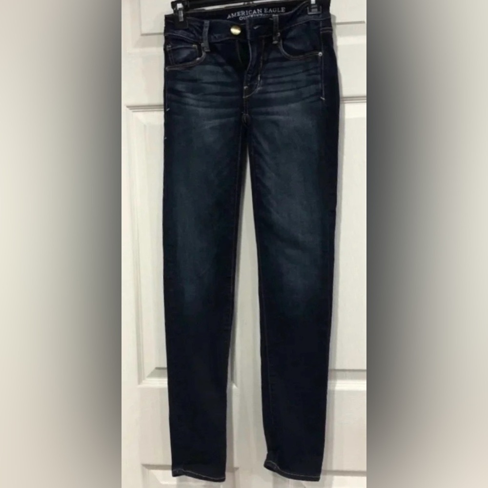 American Eagle Outfitter Women’s Size 0 Regular Jeans Skinny Super Stretch Y2K